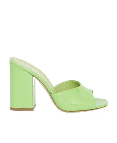 PARIS TEXAS LOGO HIGH-HEELED SANDALS
