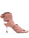 Paris Texas Lorena Lace-up Sandals In Multi