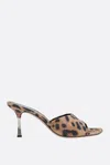 PARIS TEXAS LORENA MULE SANDALS IN PRINTED SUEDE