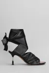 Paris Texas Lorena Sandals In Black Leather