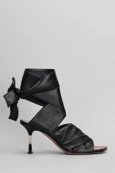 Paris Texas Lorena Sandals In Black Leather