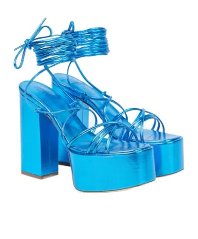 Paris Texas Malena 130 Leather Platform Sandals In Multi