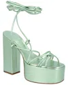 Paris Texas Malena 140mm Platform Sandals In Green