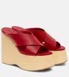 Paris Texas Mara Patent Leather Wedge Mules
