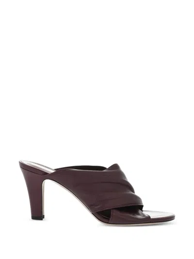 Paris Texas Maria Criss-cross Band Mules In Brown