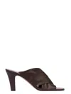 Paris Texas 75mm Maria Mules In Brown
