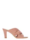Paris Texas 75 Criss-cross Strap Stiletto Heel Mules In Multicolor