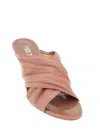 Paris Texas 75 Criss-cross Strap Stiletto Heel Mules In Multicolor
