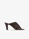 Paris Texas Maria Mule 75 Slipper-mule In Brown Leather In Brown
