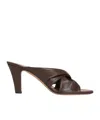 Paris Texas Maria Mule 75 Slipper-mule In Brown Leather In Brown