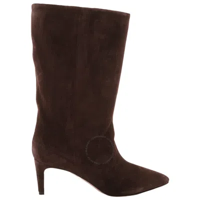 Paris Texas Mid-calf 60 Stiletto Boots In Brown