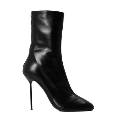 Paris Texas Minimalist High-heel Ankle Boots In Black