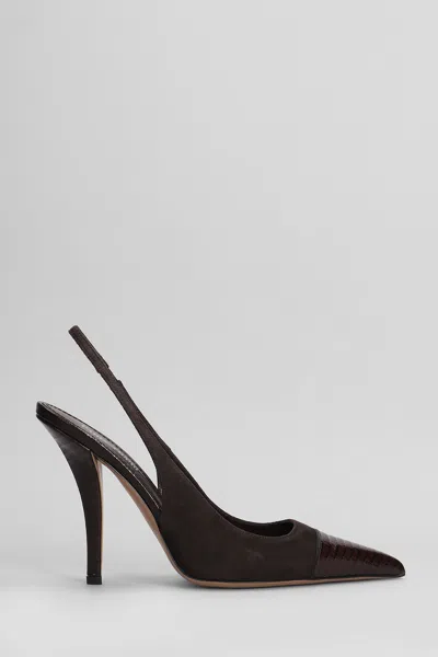 Paris Texas Miranda 105 Pumps In Dark Brown Suede