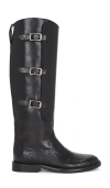 Paris Texas Montana Buckle Boot In Black