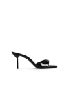 Paris Texas 70mm Lidia Patent Leather Mules In Black