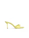 Paris Texas Round-headed High-heeled Sandals In Yellow