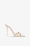 Paris Texas Mules In Almond Patent Leather