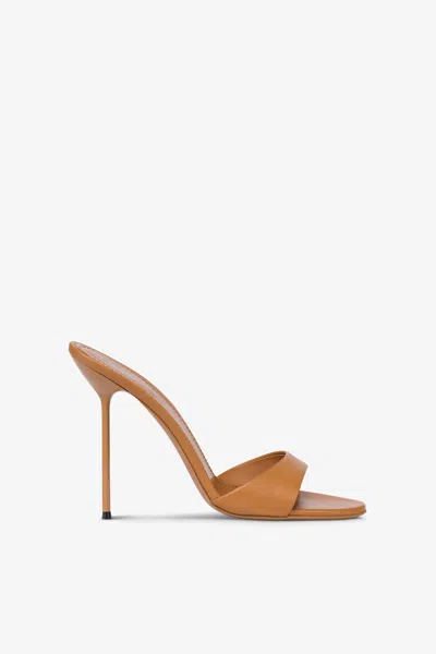 Paris Texas Mules In Beige Leather