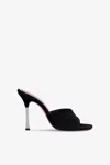 Paris Texas Mules In Black Suede Leather In Black