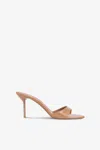 Paris Texas Mules In Caramel Patent Leather