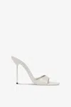 Paris Texas Mules In Grey Patent Leather