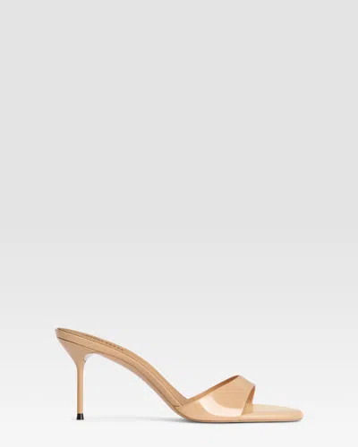 Paris Texas Mules In Honey Patent Leather In Brown