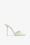 Paris Texas Mules In Mint Patent Leather In Mint