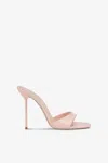 Paris Texas Lidia Blush Pink Patent Leather Mules In Powder Pink
