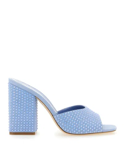 Paris Texas Mules In Light Blue