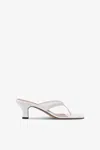 Paris Texas Mules With A Toe In White Leather