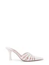 Paris Texas Nadia 85 Cutout Leather Mules In White