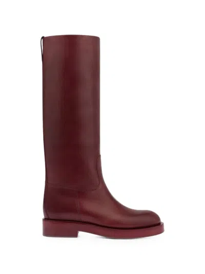 Paris Texas Napa Leather Boots In Orange