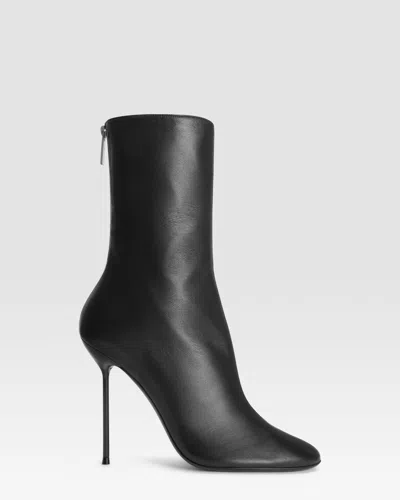 Paris Texas Nappa Ankle Boot In Black
