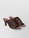 Paris Texas Nappa Glove Peep Toe Mules
