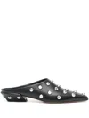 Paris Texas Studded Pointed Toe Mule