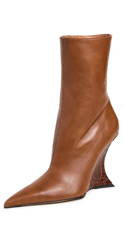Paris Texas Nina Ankle Boots Cioccolato