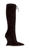 Paris Texas Nina 105 Lace-up Boot In Brown