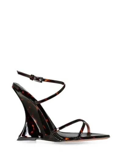 Paris Texas Nina Wedge Sandals In Multi