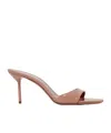 Paris Texas Lidia 80 Patent Leather Mules In Pink