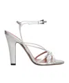 Paris Texas Open-toe High-heeled Sandals In White