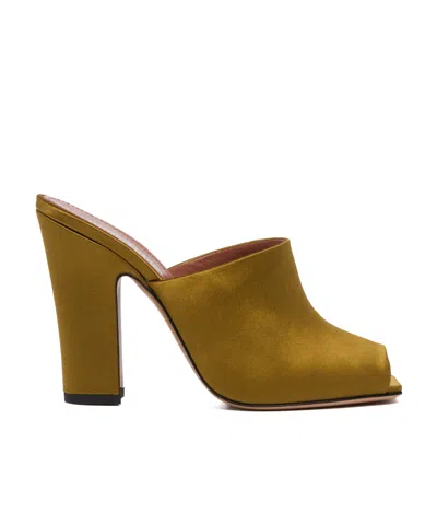 Paris Texas Open-toed Square Toed High-heeled Sandals In Brown