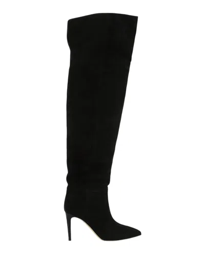 Paris Texas Over-the-knee Suede Boots In Black