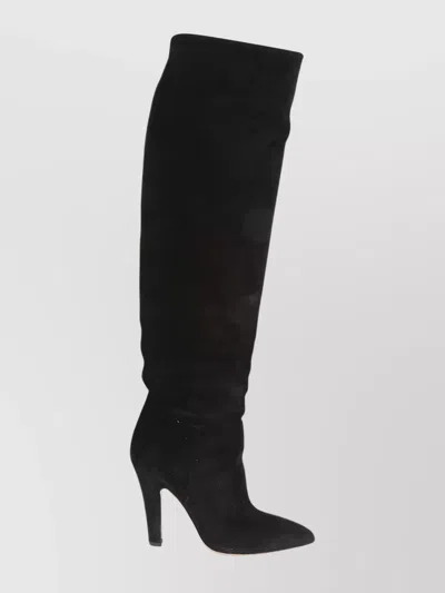 PARIS TEXAS OVER-THE-KNEE SUEDE POINTED TOE BOOTS