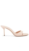 Paris Texas 'lidia' Pink Mules With Stiletto Heel In Patent Leather Woman In Ivory