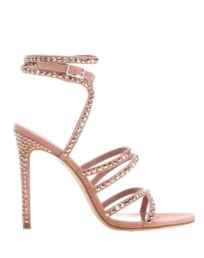 Paris Texas Sandals Woman Sandals Pink Size 8 Leather