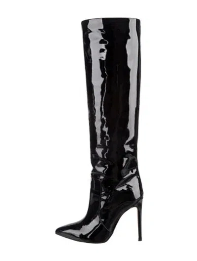 Pre-owned Paris Texas Patent Leather Boots In Black