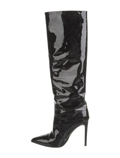 Pre-owned Paris Texas Patent Leather Boots In Black