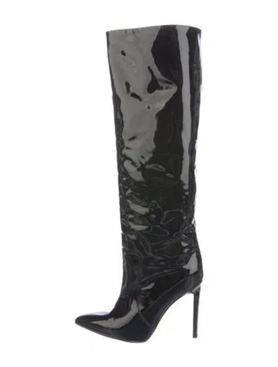 Pre-owned Paris Texas Patent Leather Boots In Black