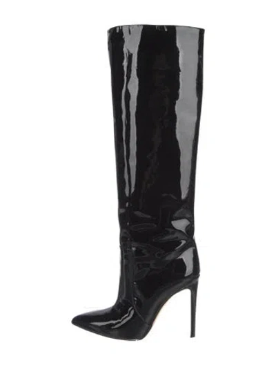 Pre-owned Paris Texas Patent Leather Boots In Black