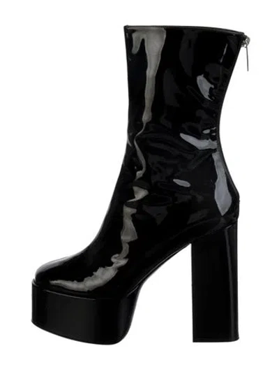Pre-owned Paris Texas Patent Leather Boots In Black